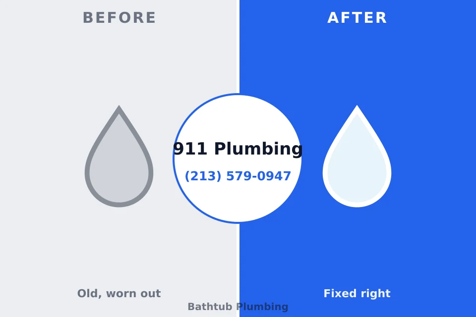Before and after: plumbing company Forest City, PA